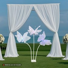 Large LED Butterfly Light with Base, Elegant Decoration for Events and Home