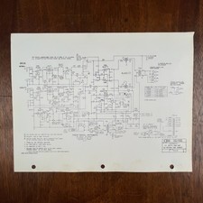 VINTAGE FENDER BANDMASTER REVERB AMPLIFIER PARTS/PRICE LIST & SCHEMATICS