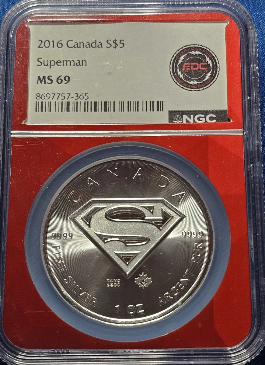 Royal Canadian Mint 2016 Grade MS 69 Silver Bullion Coins for sale