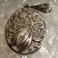 Antiker Jugendstil Anhänger – 800er Silber – Filigrane Handarbeit um 1920/30