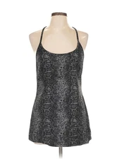 H By Halston Women Silver Tank Top L