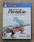 Burnout Paradise Remastered Sony PlayStation 4 PS4 CIB Complete Criterion EA