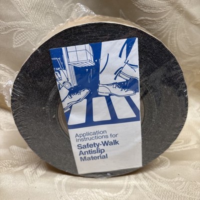3M Safety-Walk Antislip Grip Tape 2in x 60ft Medium Grade Black