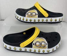 MINIONS CROCS Clogs Fun Slip-on Shoes Mens 8 Womens 10 Despicable Me Characters