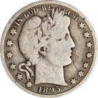 1895-S Barber Half Dollar - Light Scratches