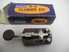 Vintage Calrad Telegraph Key Morse Code Keyer TK10 New Old Stock Made in Japan