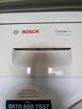 Bosch Classixx 6 VarioPerfect Washing Machine Free Standing White