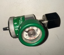 Precision Medical 165408D Oxygen Easy Dial Regulator 0-8 LPM GAUGE 0-3000psi