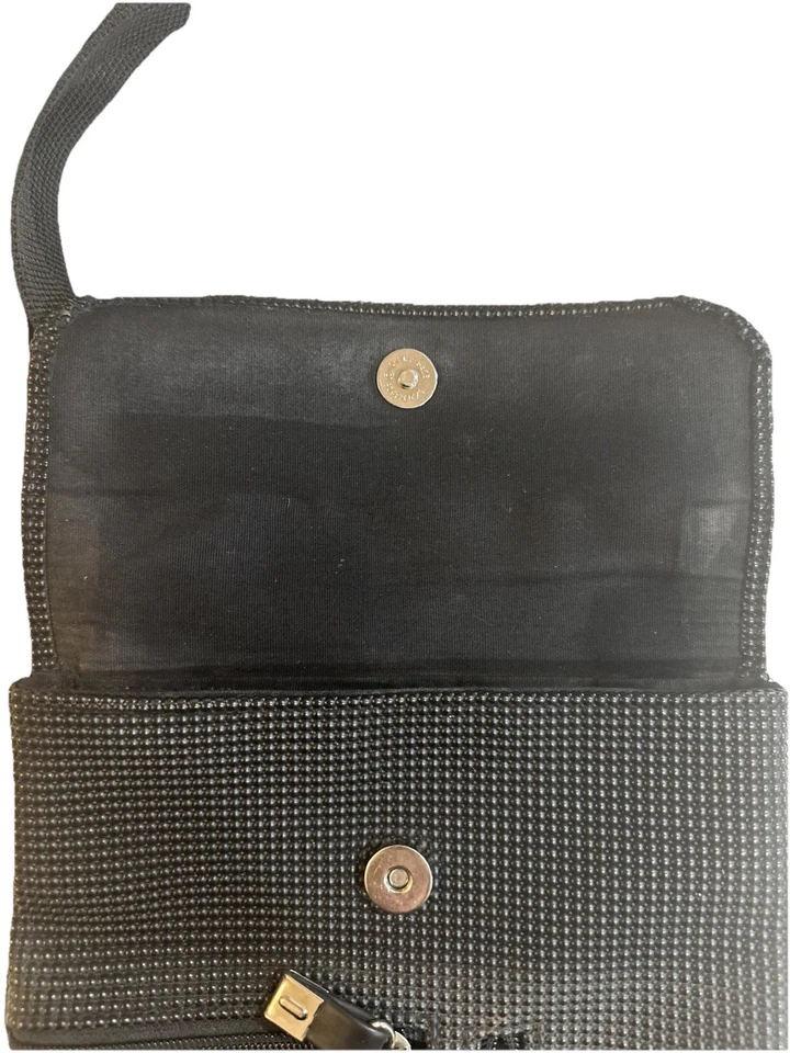 Bolso Bandolera URBAN OXIDE UO2 NEGRO GUIJARRO Texturizado BOLSO Mujer/Hombre Correa Ajustable Foto 3 de 4