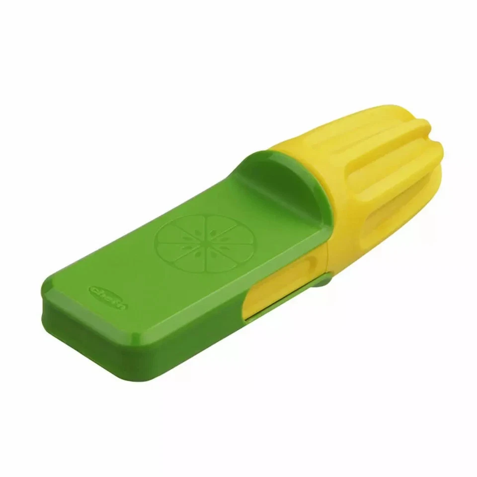 Chefn Vibe Zitronenpresse 2in1 Zitronen Presse Zitronenreibe Reibe Gelb Grün - Bild 2 von 2