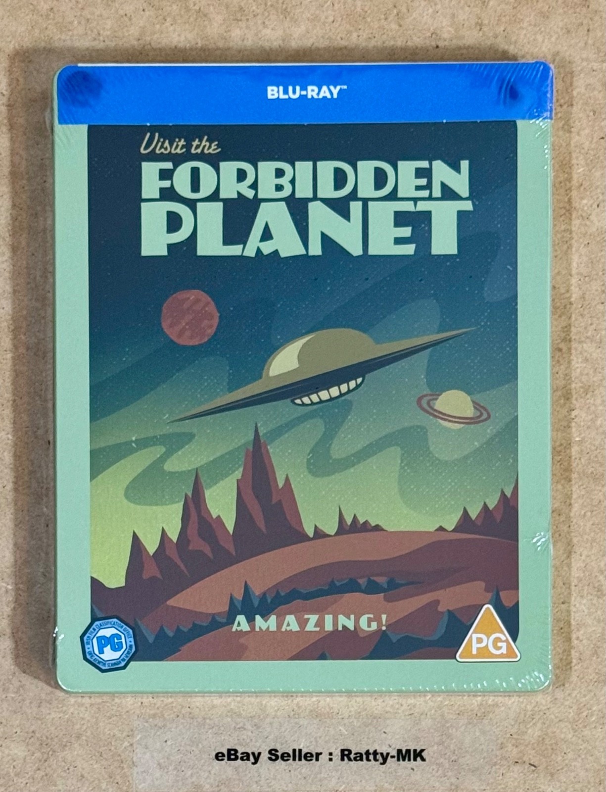 FORBIDDEN PLANET - UK EXCLUSIVE SCI-FI DESTINATION BLU RAY STEELBOOK - NEW