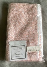 DEYONGS - Cannes Decorative Combed Cotton Hand Towel Pink & White - BNWT