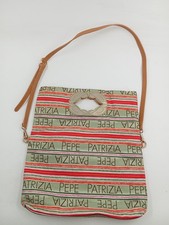 Patrizia Pepe Borsa a Tracolla Donna Multicolore Rigata Casual