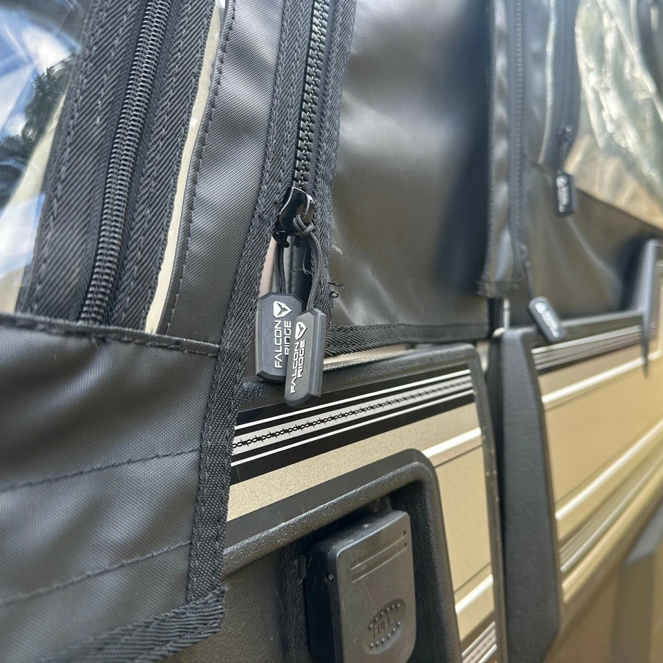 Puertas superiores blandas Falcon Ridge UTV para Kawasaki Mule PROFXT y PRODXT 2015-2025 Foto 4 de 4