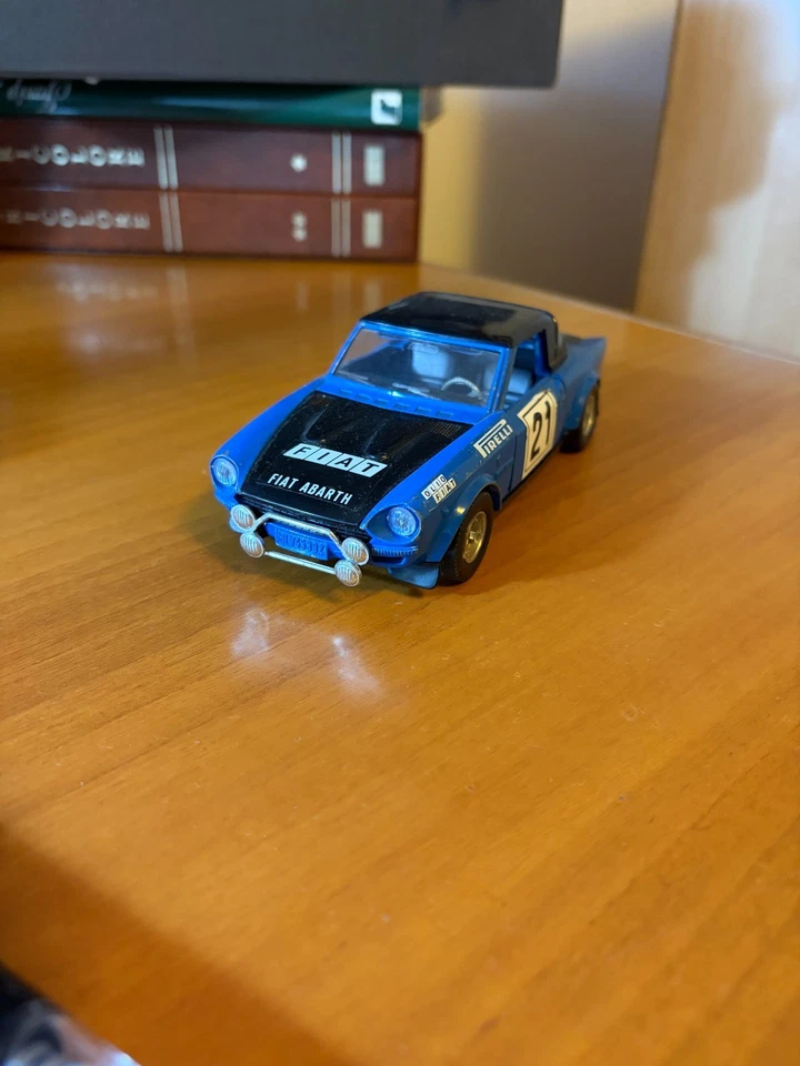 Burago Fia 124 Abarth Rally n.21 Blue 1:24 1/24 1972 no box - Immagine 2 di 3