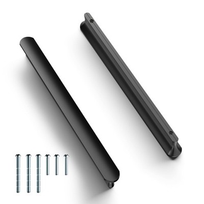 Cobbe 10 Pack Black Cabinet Handles 5 inch(128mm) Hole Centers Cabinet Pulls ...