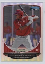 2013 Bowman Prospects Chrome Refractor /500 Socrates Brito #BCP62 n1u