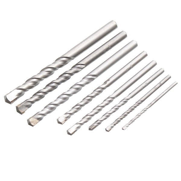 Betonbohrer Satz 3 / 4 / 5 / 6 / 7 / 8 / 9 / 10 Mm 8 Teilig Set-image