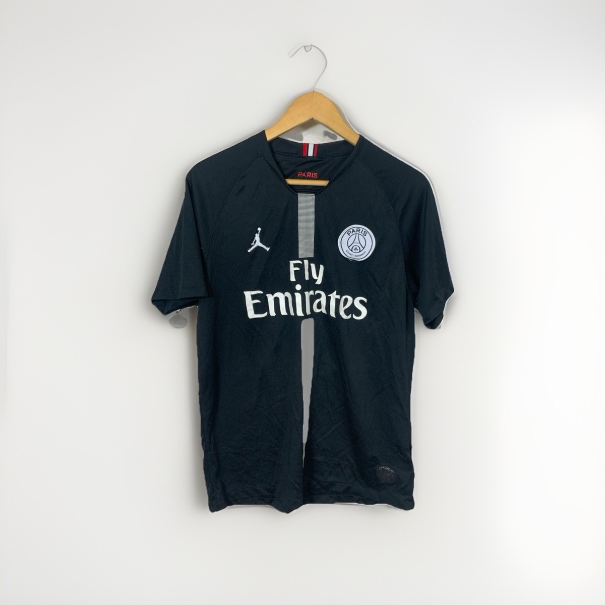 Jordan x PSG Neymar Jr 10 Third Jersey 2018/19 Black Men's Large