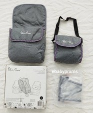 Dolls Silver Cross Pop Buggy Stroller accessory pack Eton Grey footmuff bag