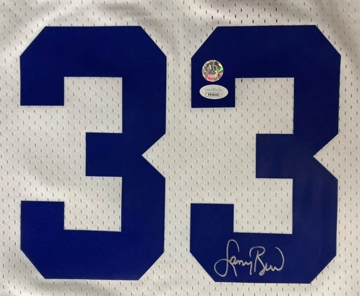 Larry Bird Signed Celtics All Star M&N Hardwood Classics Swingman Jersey JSA - Image 2 of 4