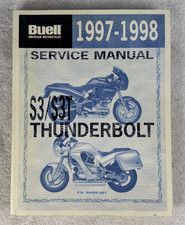 1997-1998 BUELL S3/S3T THUNDERBOLT SERVICE MANUAL OEM 99489-98Y