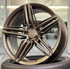 18" VAUXHALL ASTRA K 2015-2020 VELOCITY VC6 GLOSS BLACK 8J ALLOY WHEELS X4