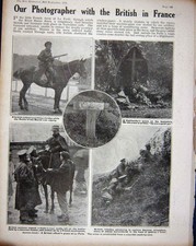 Original Old Antique Print 1914 Ww1 Scots Guards Wellington Siers British Army