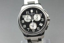 [NEAR MINT] Victorinox Swiss Army 241455 Chronograph Black Dial Qz Men's Watch