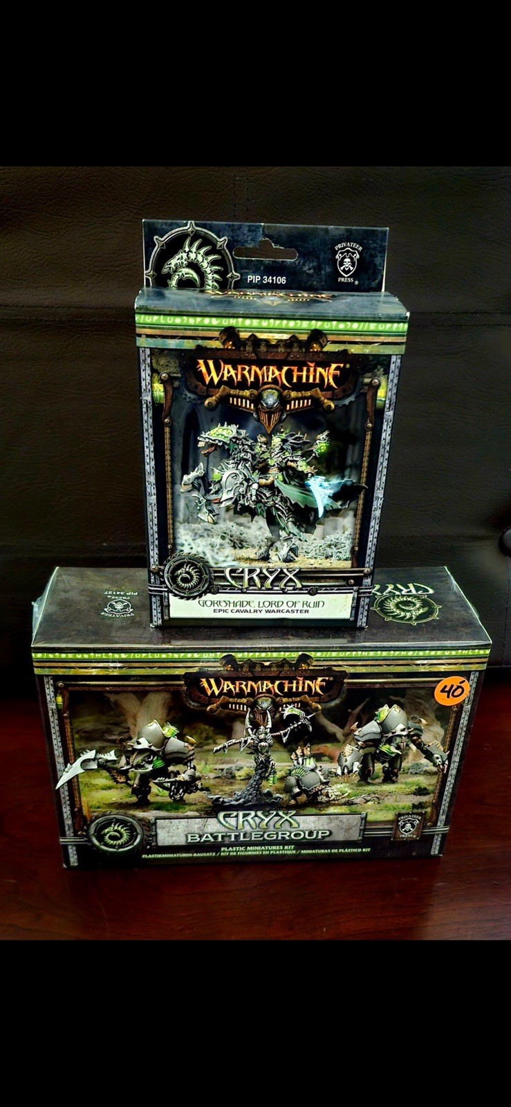 Warmachine Cryx Faction Lot • Cryx Battlegroup - Goreshade, Lord Of ...