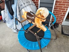Vintage Antique "Wonder Horse" Springs Rocking Bouncing Horse Kids Toys