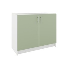 JD Greta Fixed Height Kitchen Base Unit 1000mm - Sage Green Matt