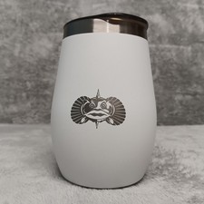 Toadfish To Go Cup Double Wall Tumbler with Lid Boating Cup/Mug White