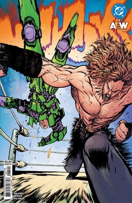 DC x AEW #1 Daniel Warren Johnson Card Stock Variant DC 2026 NEW NM- OR BETTER