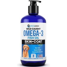 Omega 3 Fish Oil for Dogs to Reduce Shedding  Support Skin  Coat Health