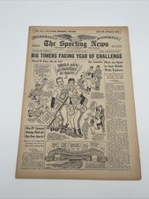 The Sporting News Newspaper January 10, 1962 / Stan Musial & Warren Spahn VG