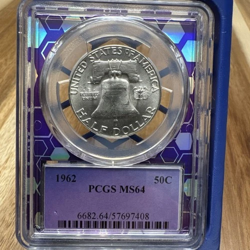 1962 Franklin Half Dollar PCGS MS64 – Choice Uncirculated Silver 50C