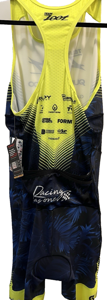Team Zoot Triathlon SLVS FZ Racerback Racesuit Women's Size XXXL