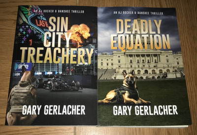 SIN CITY TREACHERY & DEADLY EQUATION BOOK SET GARY GERLACHER AJ DOCKER BANSHEE