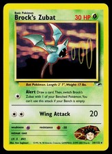 Brock's Zubat 24/132 Rare Gym Heroes Pokemon Unlimited Lightly Played on eBay