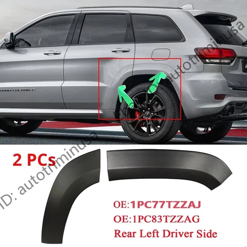 Rear Door Fender Flare for 2012-21 Jeep Grand Cherokee SRT/SRT8/TRACKHAWK/SUMMIT