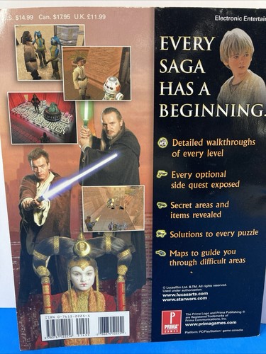 Star Wars Episode I Die dunkle Bedrohung Prima Offizielles Strategiehandbuch PC PS - Bild 5 von 21