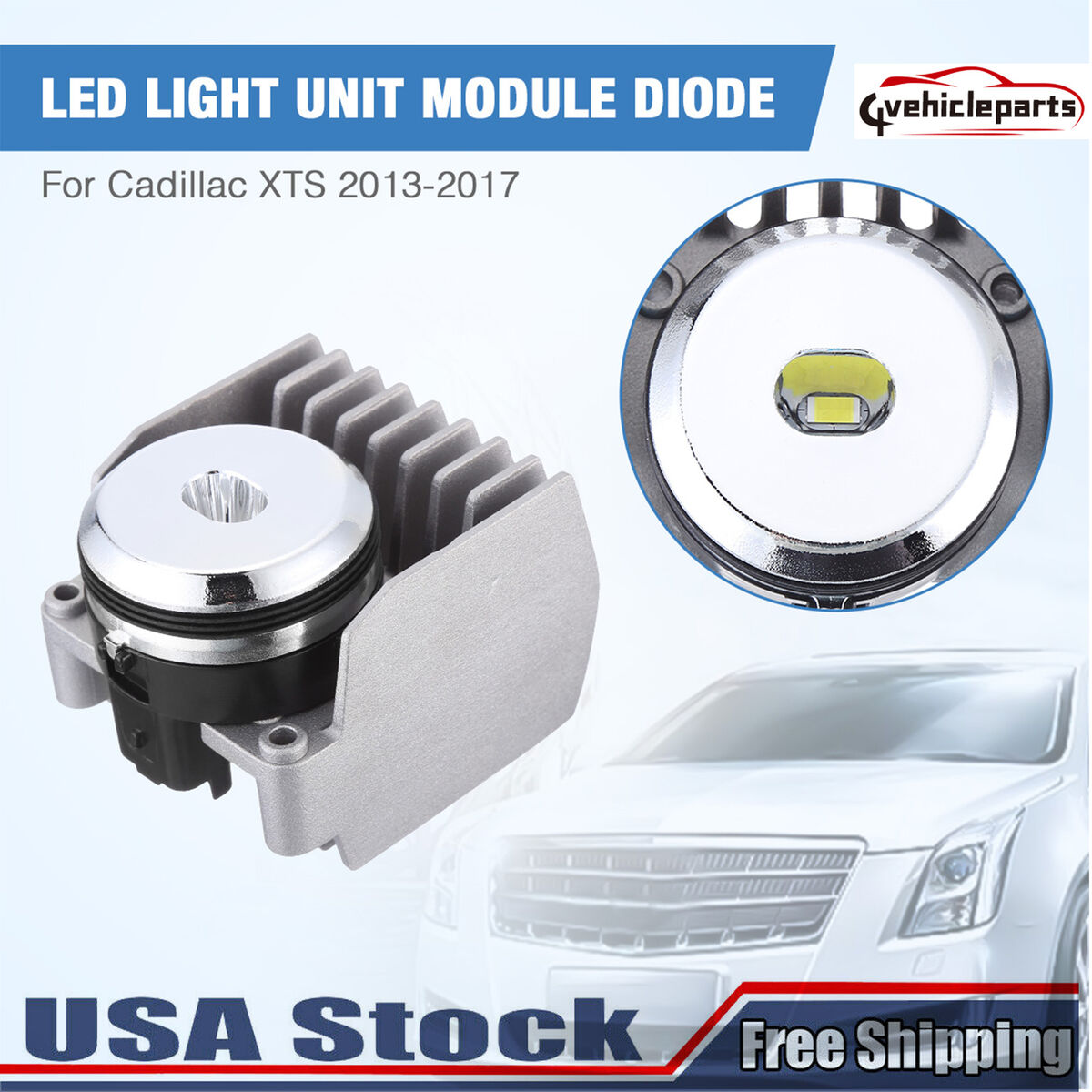 For 13 17 Cadillac XTS Daytime Running DRL LED Light Unit Module