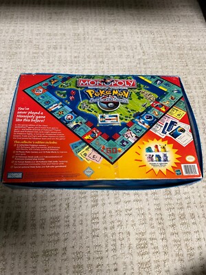 Hasbro Pokemon Collector's Edition Monopoly Vintage 1999
