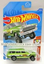 2020 HOT WHEELS GREEN 1964 CHEVY NOVA WAGON GASSER, MUSCLE MANIA #2/10, HW #174