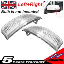 LEFT & RIGHT SIDE WING MIRROR INDICATOR LENS COVER FOR Ford Ranger T6 2012-2019