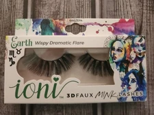 IONI 3D FAUX MINK LASHES EARTH WISPY DRAMATIC FLARE # 686ZD14
