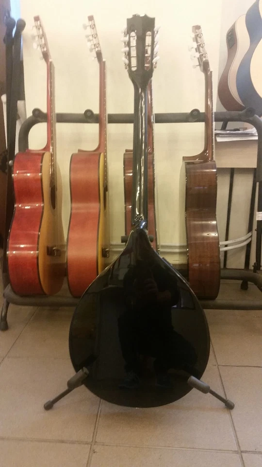 Octave mandolin+EQ electro, short scale Irish Bouzouki, Hora Romania, solid wood - Image 3 of 4