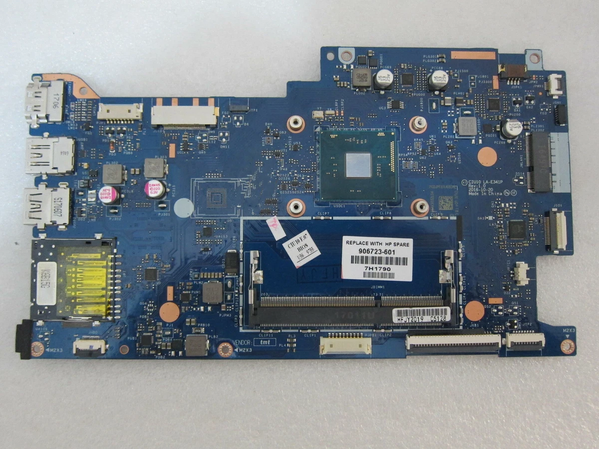 906723 601 001 For HP Laptop X360 11 AB with N3060 LA E341P