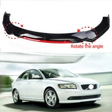 For Volvo S40 S60 S80 06-18 Front Bumper Lip Splitter Spoiler Glossy Black Red B